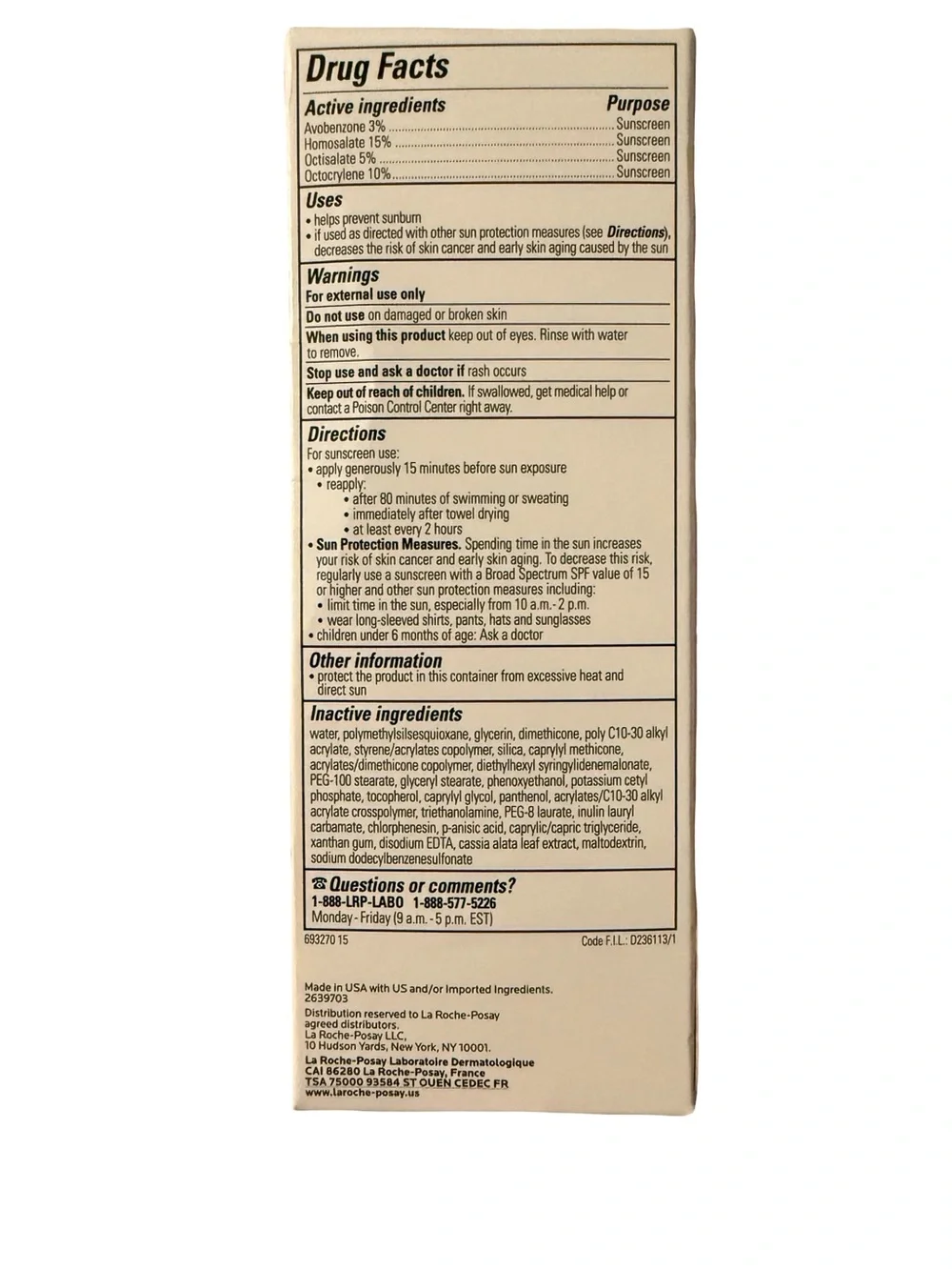 La Roche-Posay Anthelios Melt-In Milk Sunscreen SPF 100 — White/Orange